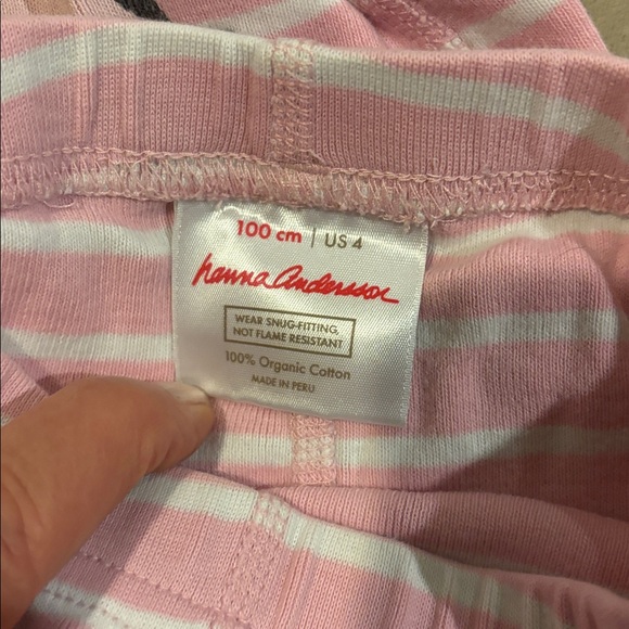 Hanna Andersson Bunny Pajama Short Set - Picture 3 of 4